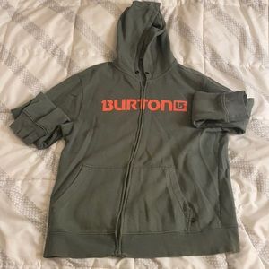Burton full zip hoodie sweatshirt men’s Medium